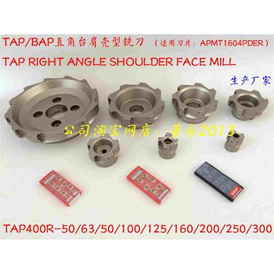 BAP/TAP400R/300R-50/63/80/125/160/2300/250数控面铣刀/铣刀盘