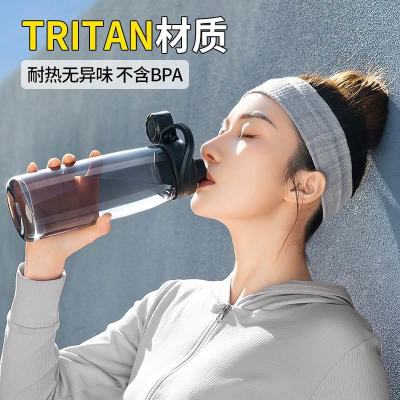 JEKO运动水杯户外防摔防爆耐高温大容量健身太空杯tritan水杯