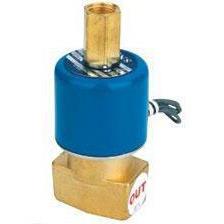 KSD电磁阀DC231Y气动AC220V水阀DC24V接口1/4 3/8二位三通阀AC110