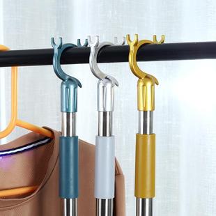 举高杆省空间晾衣杆不易掉落举高钩不锈钢叉杆撑衣杆叉头撑衣架可