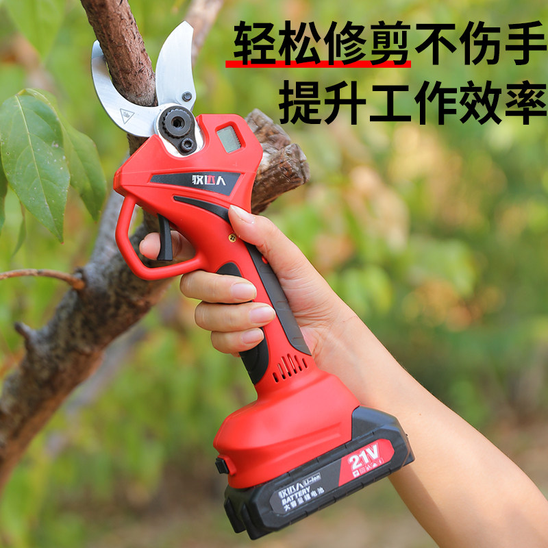 电动修枝剪剪刀树枝点剪子果树充电式进口锂电修枝剪园林工具