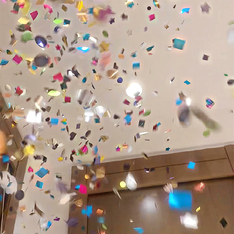 【炫彩充气礼花棒！】氛围感好绝