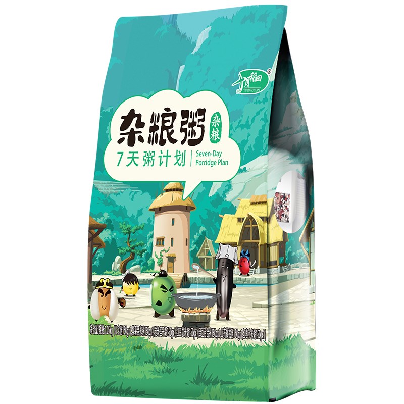 五谷杂粮粥7天粥1.05kg袋装八宝粥米Q散装组合营养早餐粥