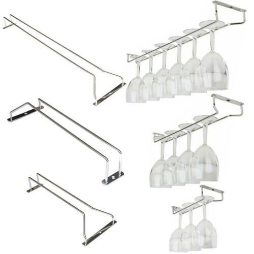 27/35/55cm Wine Glass Hanger Rack Stemware Home Bar Pub Hold