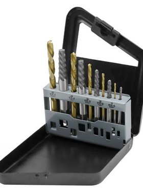 10pcs Alloy Steel Drill Bit Broken Bolt Damaged Screw Extrac