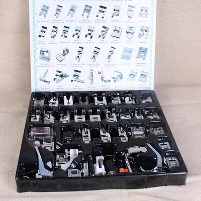 32pcs Domestic Sewing Machine Foot Presser Braiding Blind St