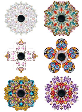 DIY Diamond Painting Fingertip Gyro AB Drill Colorful Hand S