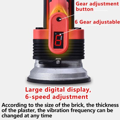 Tiling Tiles Machine 6 Speed Tiles Vibrator Suction Cup Adju