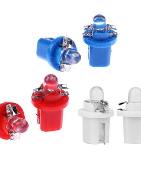 10Pcs T5 B8.5D 5050 D LED Car Light Automobiles Instrut Dash