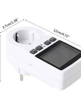 Watt Meter Plug-in Socket Power Meter Auto Cost Calculator P