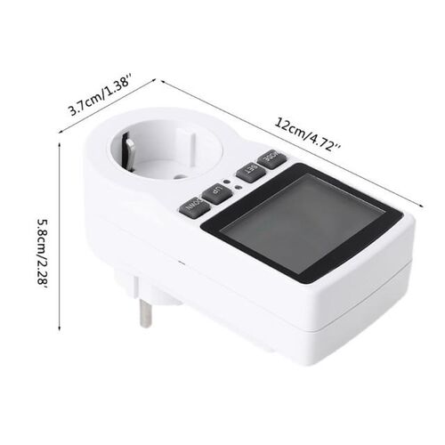 Watt Meter Plug-in Socket Power Meter Auto Cost Calculator P