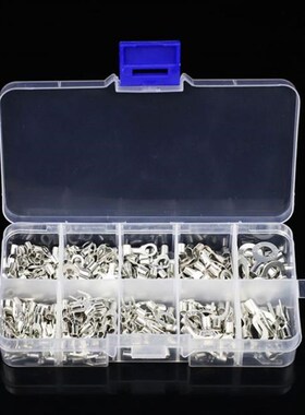 320Pcs/box Metal Terminals Non-Insulated Ring 适用于k U-type