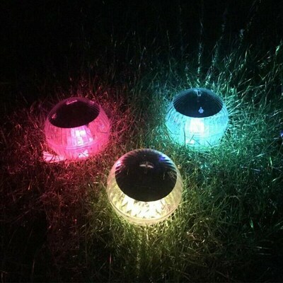 2021 New Outdoor Floating Underwater Ball Lamp Solar Powered