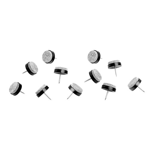 *100Pcs  Felt Pad Round Heavy Duty Nail-On Slider Glide Pad