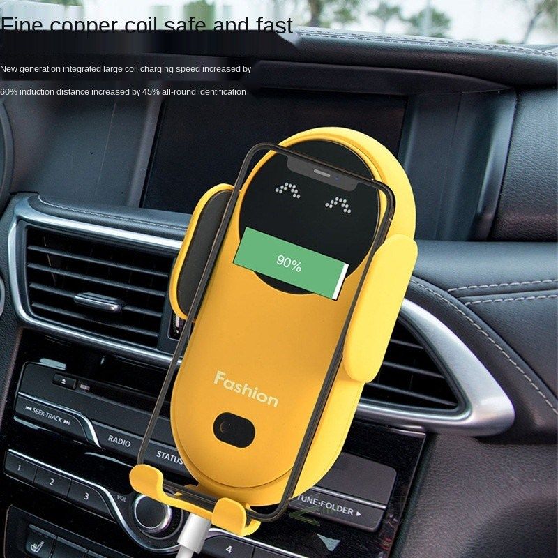 Car Wireless Charger Phone Holder utomatic Infrared Inductio - 实物图