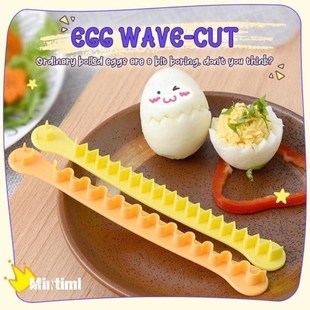 2Pcs Multifunctional Egg Cutter Cutting Egg Slicer Slicing G