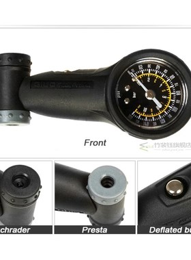 Professional Bike Tire Gauge Schrader Presta Valves Air Pres