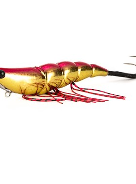Luminous Squid Jigs 15cm Wood Shrimp with Octopus Squid Jig