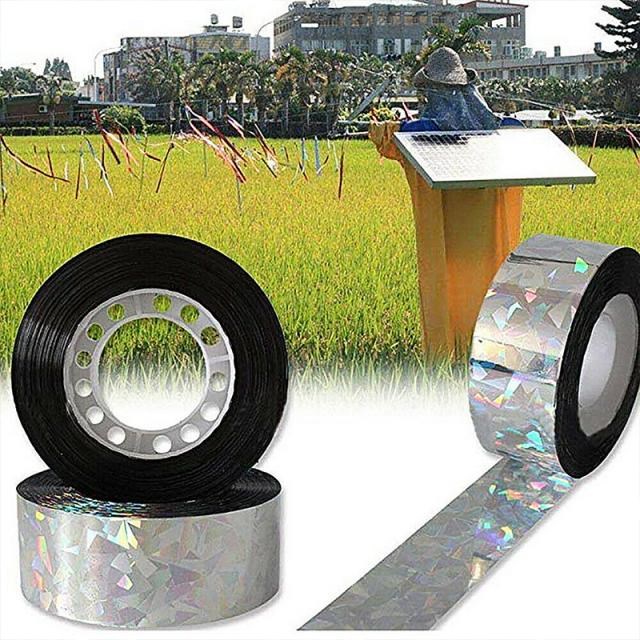 Anti Bird Tape 150ft Bird Scare Tape Audible Repellent Fox P