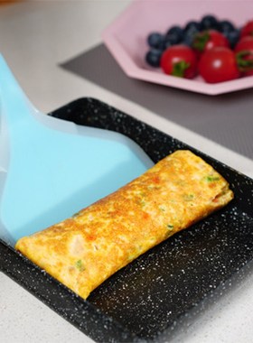 Square Mini Nonstick Pan Stone Fried Egg Burger Small Frying