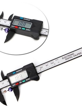 New 100mm LCD Digital Electronic Carbon Fiber Vernier Calipe
