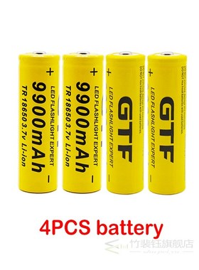 New 18650 battery 3.7V 9900mAh rechargeable lion batter