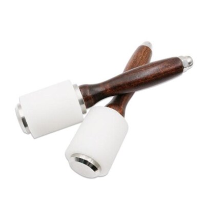 Leather Carving Hammer DIY Craft Punch Cutting Tool with Woo