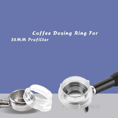 58mm PP Espresso Coffee Grinder Dosing Funnel Catcher w/ 58m