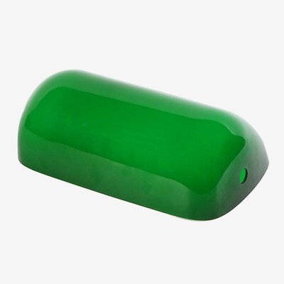 Green GlassBankers Bright Lamp Cover Bankers Lamp Glass Shad