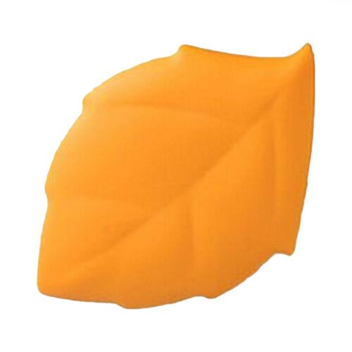 New Fashion 1pc Orange Maple Leaf Portable Silicone Drinking