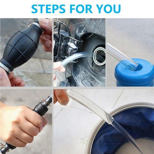 2019 New Siphon Syphon Hose Oil Fuel Transfer Hand Pump For