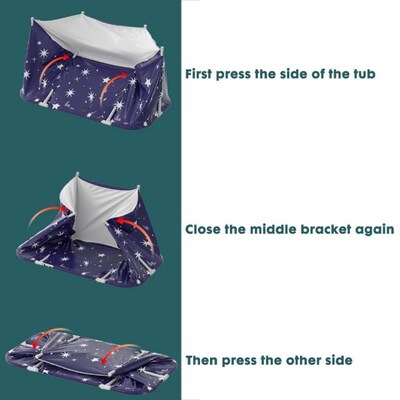 Portable Folding Bathtub for Adult Children Swimming Pool La