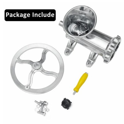 Hand Crank Meat Grinder 22# Slicer Manual Sausage Stuffer Fi