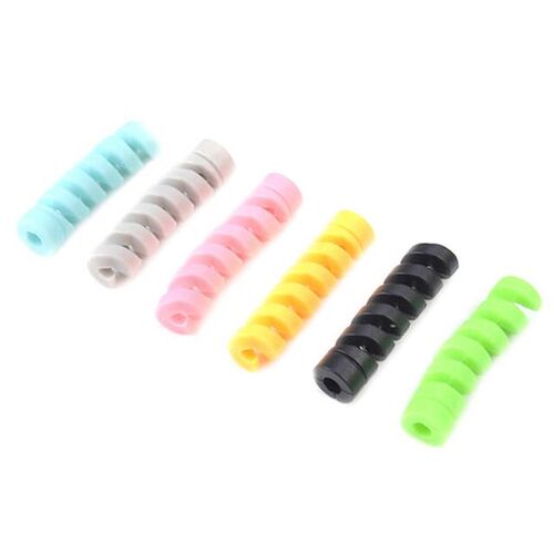 4 Pcs/lot Cable Protector Winder Data Line Case Rope Sleeves