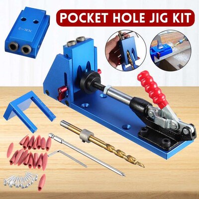 Woodworking Inclined Hole Doweling Jig Pocket Hole Jig Kit W