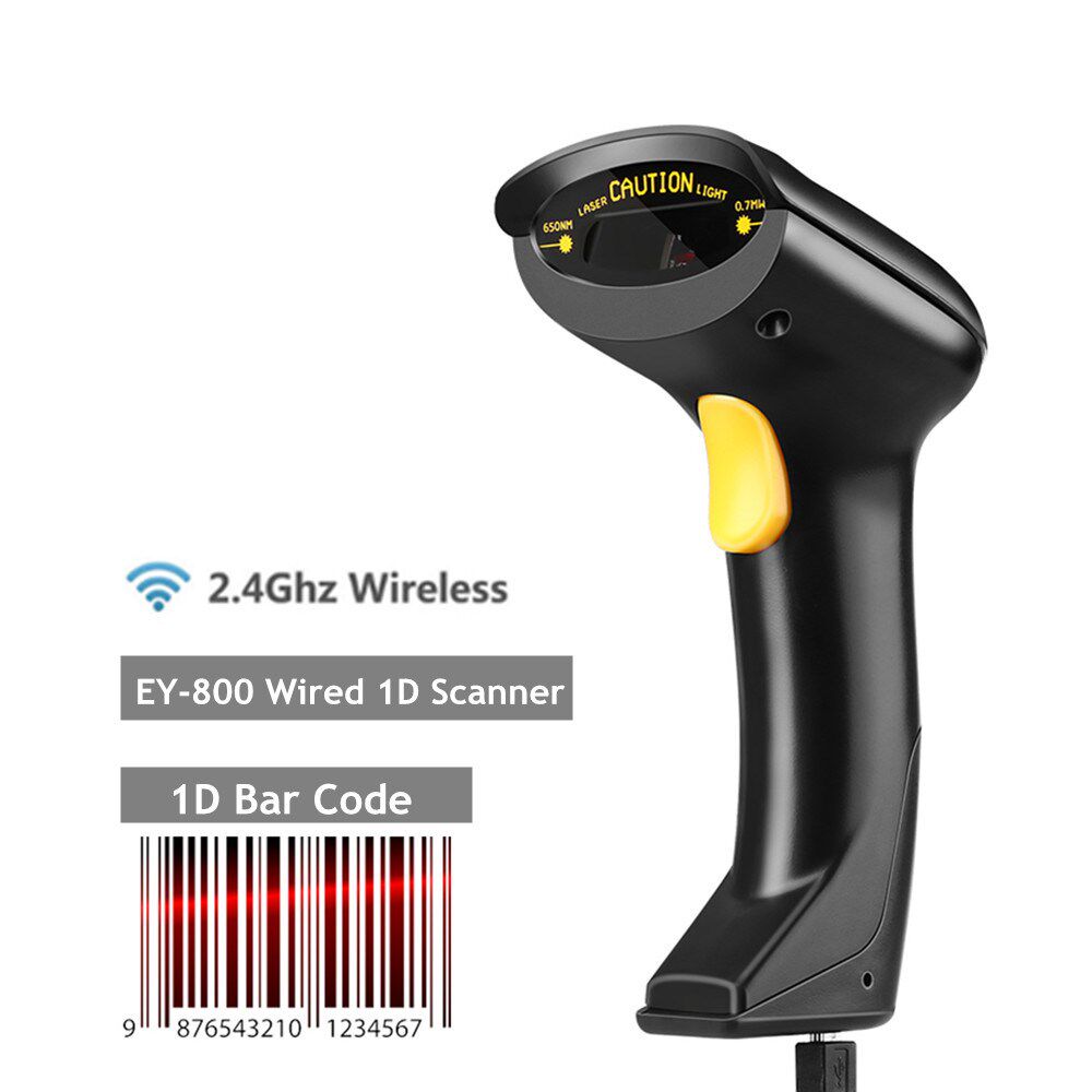 1D/2D QR Bar Code Reader CT007X Handheld Wirelress Barcode S