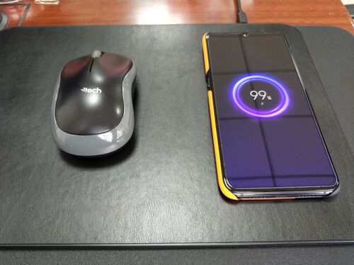 Mi MIIIW Wireless Charging Mouse Pad Fast Charger PU Leather