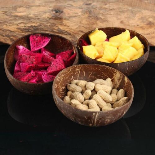 1PC Natural Coconut Shell Bowl Eco-friendly Ice Cream Scoop