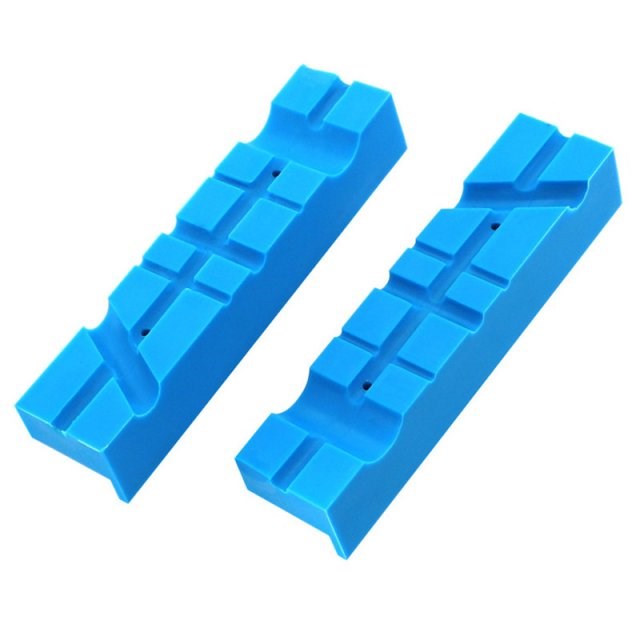 2Pcs 140mm Vise Jaws Multipurpose Magnetic Reversible Vise S