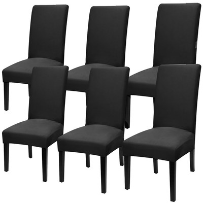 Chair Cover Black Dining Chair Protector Covers Set Washable
