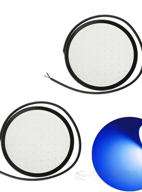 2Pcs High Power Round COB Daytime Running Lights 82mm Car LE