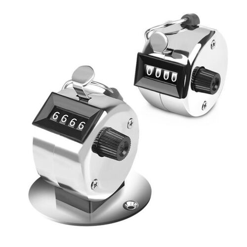 Mini Digital Hand Tally Counter 4 Digit Number Manual Hand H