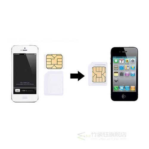 10 Set 4 In 1 Nano Micro Mini Standard SIM Card Adapter Kit