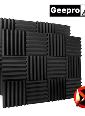 Geepro 10pcs Soundproofing Foam Studio Acoustic Panels Acous