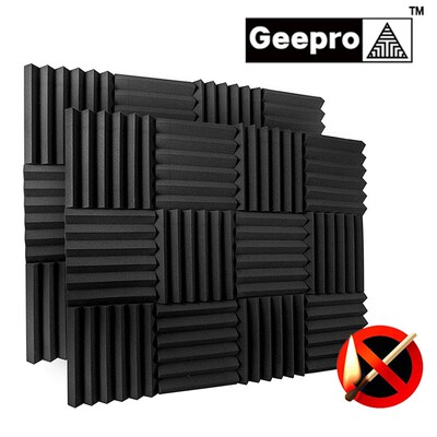 Geepro 10pcs Soundproofing Foam Studio Acoustic Panels Acous