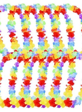 1PC Hawaii Party Leis Garland Flower Wreath Hawaiian Necklac