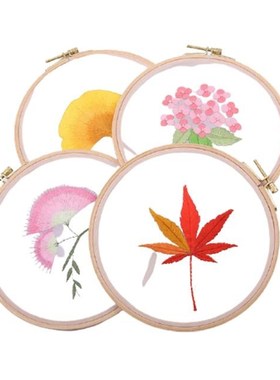 Embroidery diy material package Transparent handmade beginne