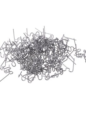 100 Pcs/Set Precut 0.8mm Wave Flat Hot Staples For Plastic S