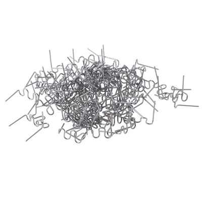 100 Pcs/Set Precut 0.8mm Wave Flat Hot Staples For Plastic S