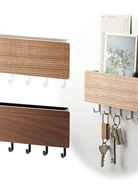 Magnet Key Hook with Tray, Key Hanger Holder RIN Wall Mounte